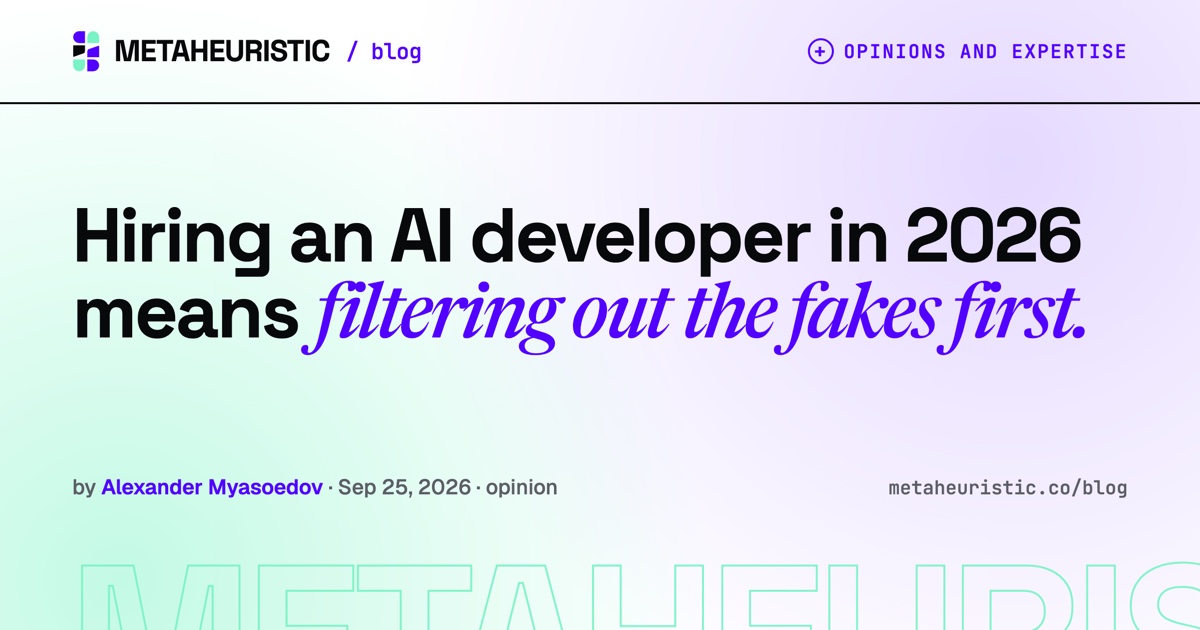 How to Hire an Agentic AI Developer in 2026