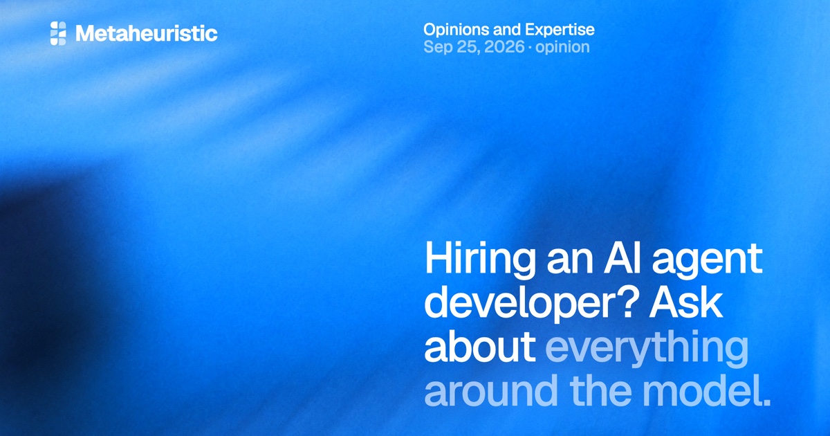 What to Ask When You Hire an AI Agent Developer