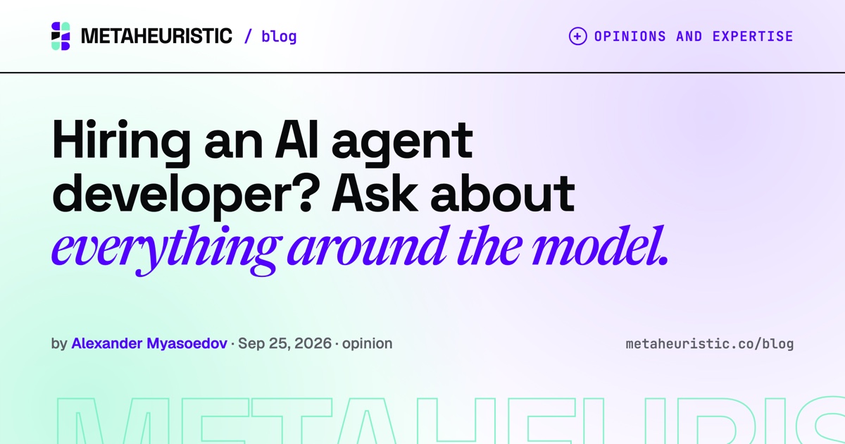 How to Hire an Agentic AI Developer in 2026