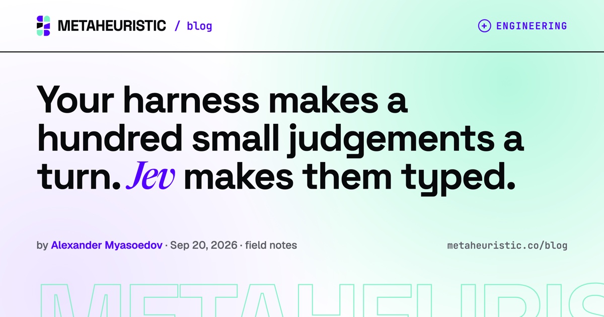 What Is Jev? TypeSafe AI's System One Model