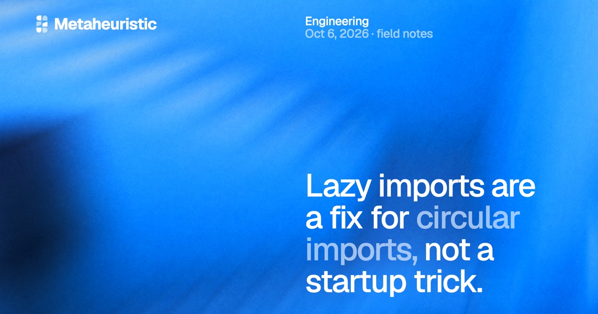 Python 3.15 Lazy Imports Are About Circular Imports, Not Startup Time